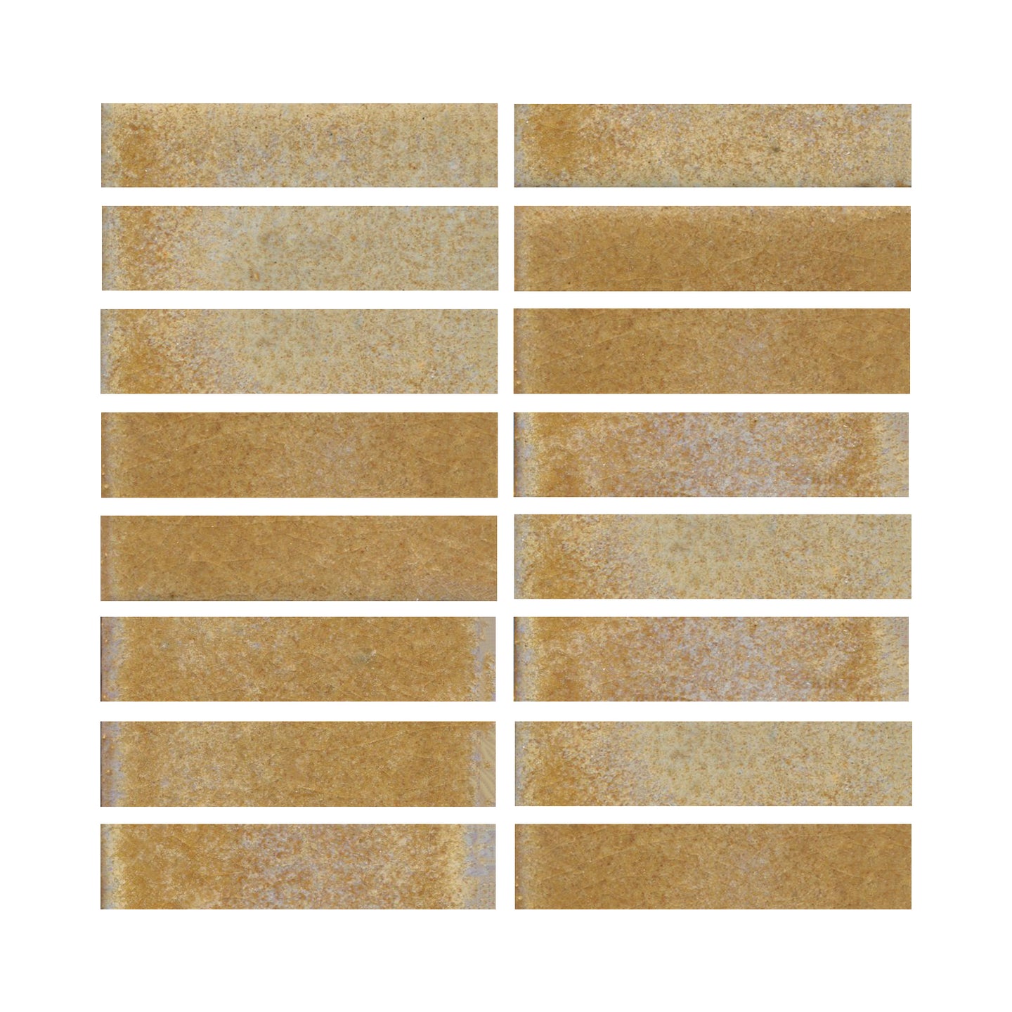 Coffee Cake glaze with iron spots a golden yellow color